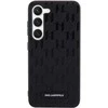 Samsung Galaxy S24 Plus Karl Lagerfeld dėklas Saffiano Mono Metal Logo (KLHCS24MSAKLHPK) juodos spalvos