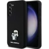 Samsung Galaxy S24 Plus Karl Lagerfeld silikoninis dėklas Karl&Choupette Metal Pin (KLHCS24MSMHKCNPK) juodos spalvos