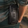 Samsung Galaxy S24 Supcase Unicorn Beetle Pro 2-set dėklas telefonui juodos spalvos