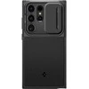 Samsung Galaxy S24 Ultra Spigen Optik Armor dėklas telefonui juodos spalvos