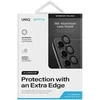 UNIQ Optix Aliuminio Camera LensProtector Samsung Galaxy S24+ S926 midnight juodas su aplkatoiumi