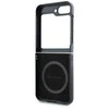 Samsung Galaxy Z Flip6 Karl Lagerfeld Leather Wood Imitation MagSafe (MEHMZF623RBGVK) dėklas telefonui juodos spalvos