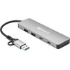 Sandberg USB-C/A iki 2xUSB-A + 2xUSB-C šakotuvas