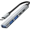 Sandberg USB-C iki 3xUSB-A+2xUSB-C SAVER