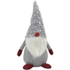 Saska Christmas pilkas dekoratyvinis nykštukas 45 cm