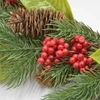 Saska Christmas dekoratyvinis pu kalėdinis vainikas 43 cm