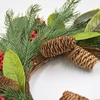 Saska Christmas dekoratyvinis pu kalėdinis vainikas 43 cm