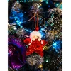 Saska Christmas Raudonos žvaigždžių dekoracijos, 3 vnt.