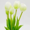 Saska Garden Baltų tulpių puokštė 39 cm dekoracijai