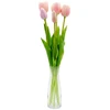 Saska Garden Rožiniai tulpių žiedai 39 cm dekoracija