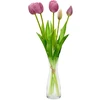 Saska Garden Violetinių tulpinų puokštė 39 cm dekoracija