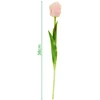Saska Garden ROŽINĖ TULPĖ 38CM KAIP GYVA PAVASARINĖ DEKORACIJA 1075235