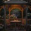 Pakabinamas šviestuvas Saska Garden Pakabinamas 30cm 120 LED saulės šviestuvas