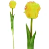 Saska Garden TULIPAN TAMSIAI GELTONAS 38CM KAIP GYVAS PAVASARINĖ DEKORACIJA 1075242