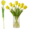 Saska Garden TULIPAN TAMSIAI GELTONAS 38CM KAIP GYVAS PAVASARINĖ DEKORACIJA 1075242