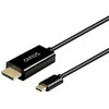 SAVIO CL-190 USB-C į HDMI kabelis, 30 Hz, 1 m, plastikinis