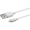 Savio CL-193 USB kabelis USB 2.0 2 m USB A USB C/Lightning Baltas