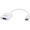 Savio CL-27B vaizdo kabelio adapteris 0,1 m HDMI Type A (Standartinis) VGA (D-Sub) Baltas