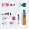 Savisriegiai Haushalt, DIN 7504K, 4,8 x 35 mm, 10 vnt.