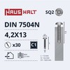 Savisriegiai Haushalt, DIN 7504N, 4,2 x 13 mm, 30 vnt.