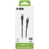SBS TECABLETCC3M USB-C – USB-C 3m kabelis – juodos spalvos
