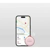 SBS Track My Circle Atsparus vandeniui IP65 Locator Compatible with Apple Find My – rožinės spalvos