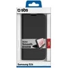 SBS Wallet Smooth dėklas skirtas Samsung Galaxy S26 with Flip – juodos spalvos