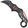 SC3 SCK Steel Claw Knives Karambit K29 juodas-red