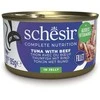 SCHESIR Tunas su jautiena želė - šlapias kačių maistas - 85g