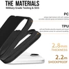 ScreenArmor MagArmor Case Apsauginis MagSafe Dėklas Apple iPhone Air juodos spalvos
