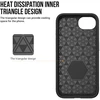ScreenArmor MagArmor Case Apsauginis MagSafe Dėklas Apple iPhone 16e juodos spalvos