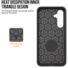 ScreenArmor MagArmor Case Apsauginis MagSafe Dėklas Samsung Galaxy S25 FE juodos spalvos