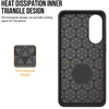 ScreenArmor MagArmor Case Apsauginis MagSafe Dėklas Samsung Galaxy S25 Edge juodos spalvos
