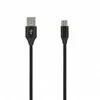 SEEK TOTI USB A to Micro USB, 2m Braided cable 2A, Juodas