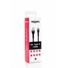 SEEK TOTI USB A to Type-C, 2m Braided Cable 3A, Juodas