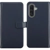 Selencia natūralios odos atverčiamas dėklas, skirtas Samsung Galaxy A18 (4G) / A17 (4G/5G) – Mėlynas
