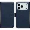 Selencia natūralios odos atverčiamas dėklas, skirtas iPhone 17 Pro – Mėlynas