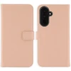 Selencia natūralios odos atverčiamas dėklas, skirtas Samsung Galaxy A37 (5G) – šviesiai rožinis