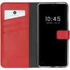 Selencia natūralios odos atverčiamas dėklas, skirtas iPhone 13 Pro Max – raudonas