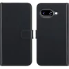 Selencia natūralios odos atverčiamas dėklas, skirtas Google Pixel 9A – juodas