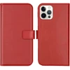 Selencia natūralios odos atverčiamas dėklas, skirtas iPhone 12 (Pro) – Raudonas