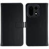 Selencia natūralios odos atverčiamas dėklas, skirtas OnePlus 15 – juodas