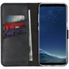 Selencia natūralios odos atverčiamas dėklas, skirtas Samsung Galaxy S8 – juodas