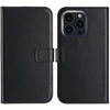 Selencia natūralios odos atverčiamas dėklas, skirtas iPhone 16 Pro – juodas