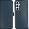 Selencia natūralios odos atverčiamas dėklas, skirtas Samsung Galaxy A55 – tamsiai mėlynas