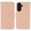 Selencia natūralios odos atverčiamas dėklas, skirtas Samsung Galaxy A57 (5G) – šviesiai rožinis