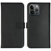 Selencia natūralios odos atverčiamas dėklas, skirtas iPhone 15 Pro Max – Juodas