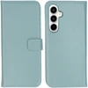 Selencia natūralios odos atverčiamas dėklas, skirtas Samsung Galaxy A55 – Air Mėlyna