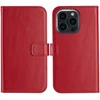 Selencia natūralios odos atverčiamas dėklas, skirtas iPhone 16 Pro Max – Raudonas
