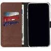 Selencia natūralios odos atverčiamas dėklas, skirtas iPhone Xr – tamsiai rudas